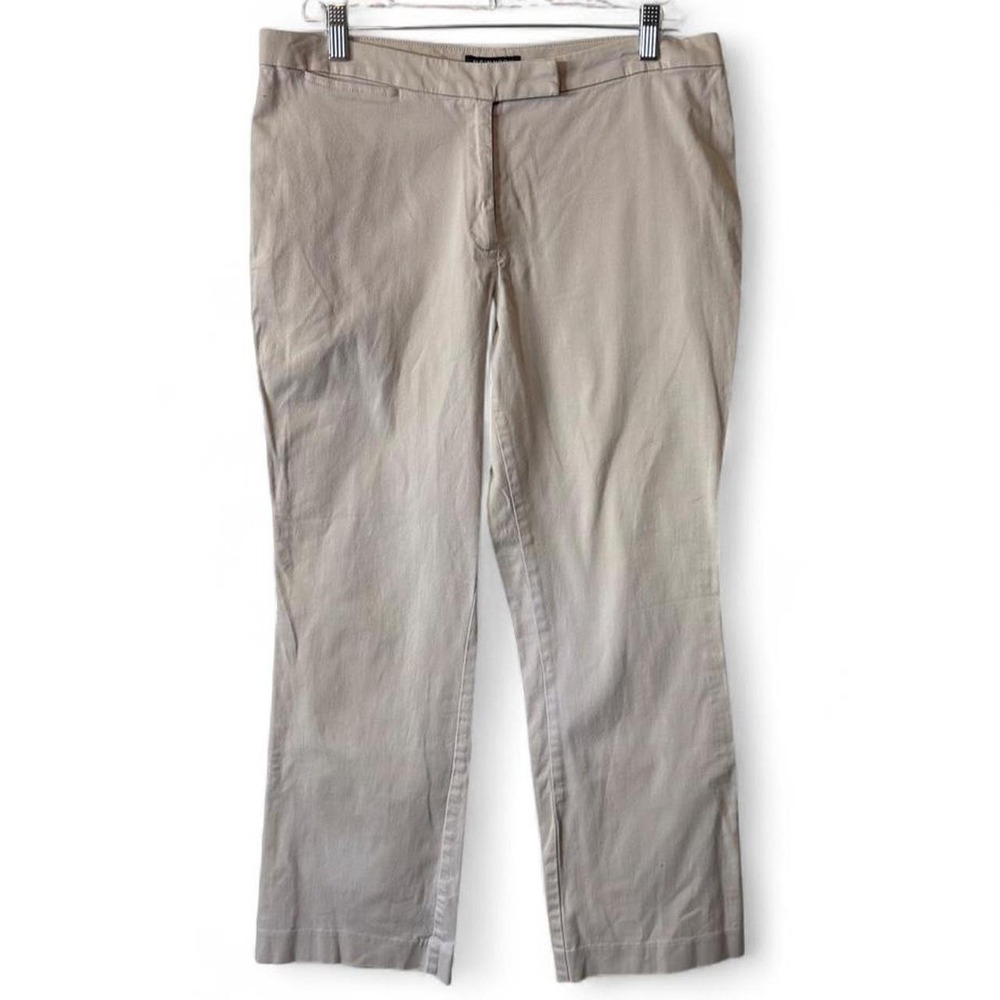 Vintage Y2K New York & Company Khaki Chino Pants, Women's Size 14 Short